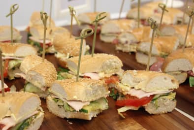 Home Bagel Selection chefiesta catering company Uk